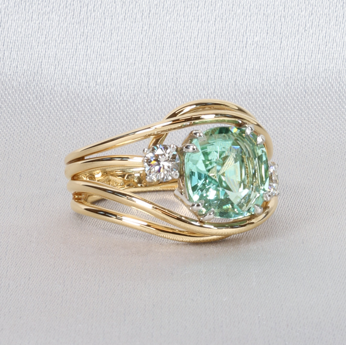 Volute Turquoise Tourmaline