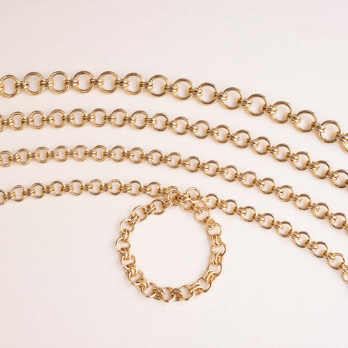 Coralie van Caloen Luxury Fine Jewellery Brussels - Link Chain, 18K yellow gold