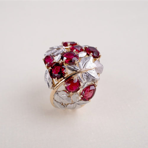 Coralie van Caloen Luxury Fine Jewellery Brussels - Botanical Ring, Spinels