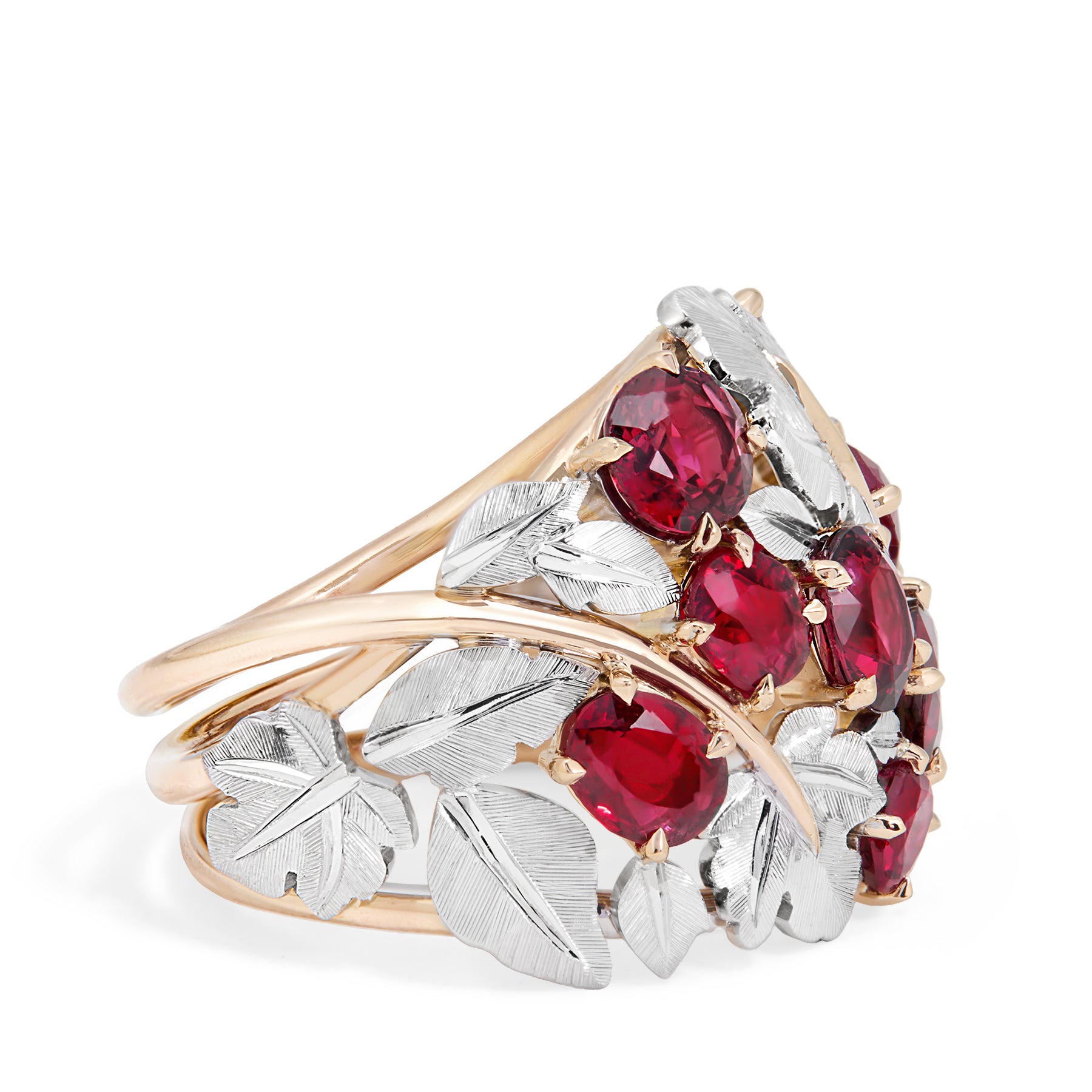 Coralie van Caloen Luxury Fine Jewellery Brussels - Botanical Ring, Spinels