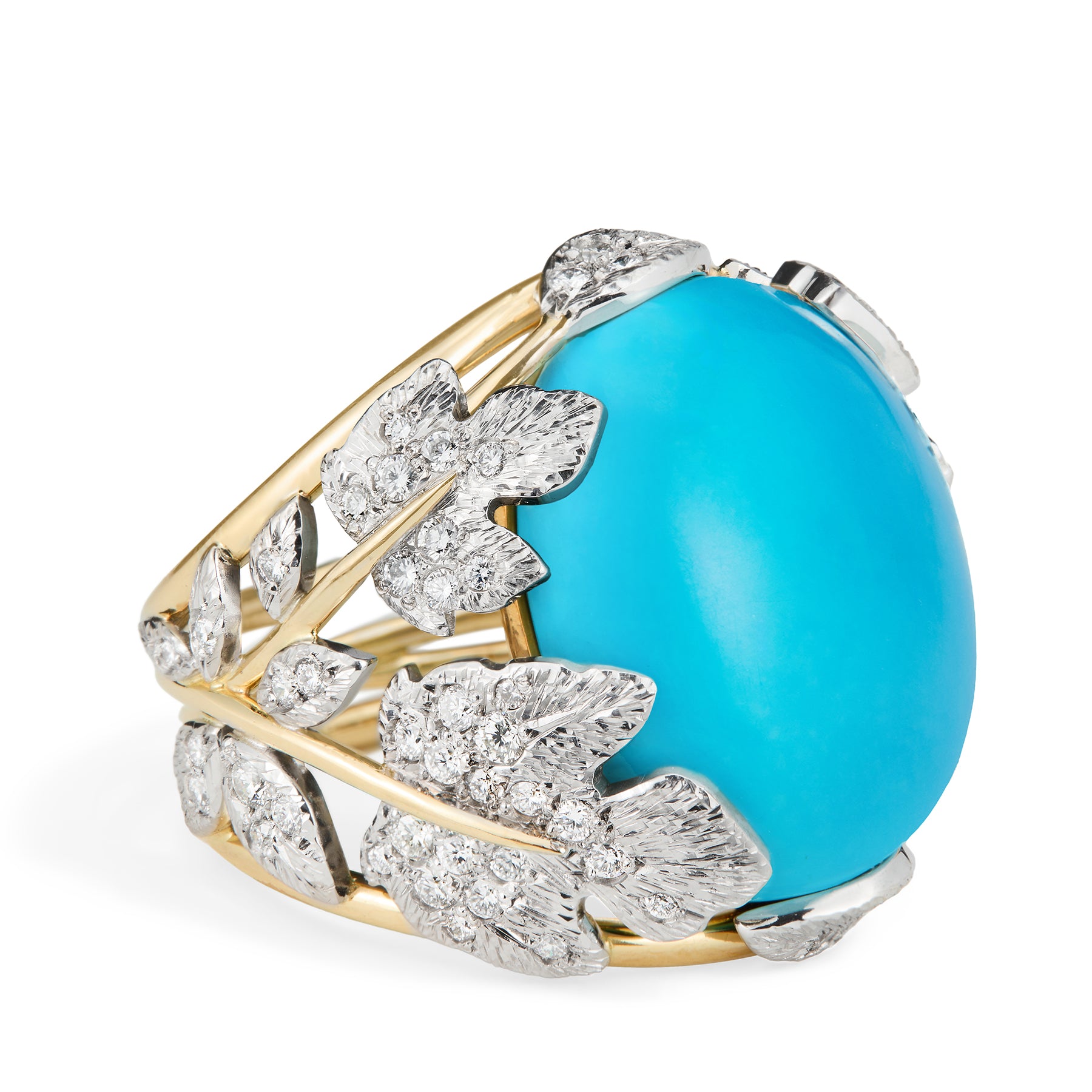 Coralie van Caloen Luxury Fine Jewellery Brussels - botanical, turquoise, diamonds