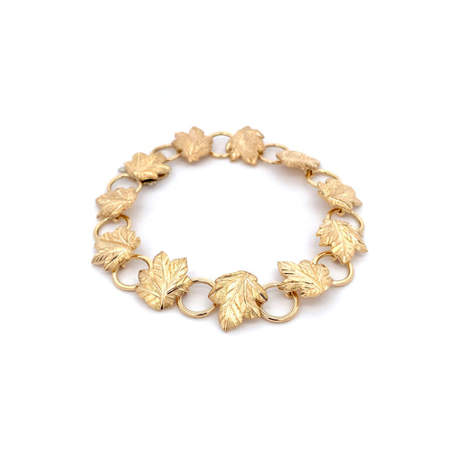 Coralie van Caloen Luxury Fine Jewellery Brussels - Botanical Bracelet, Yellow Gold