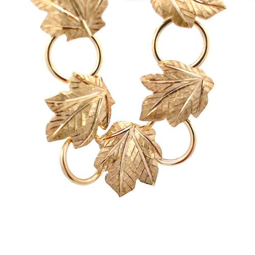 Coralie van Caloen Luxury Fine Jewellery Brussels - Botanical Bracelet, Yellow Gold