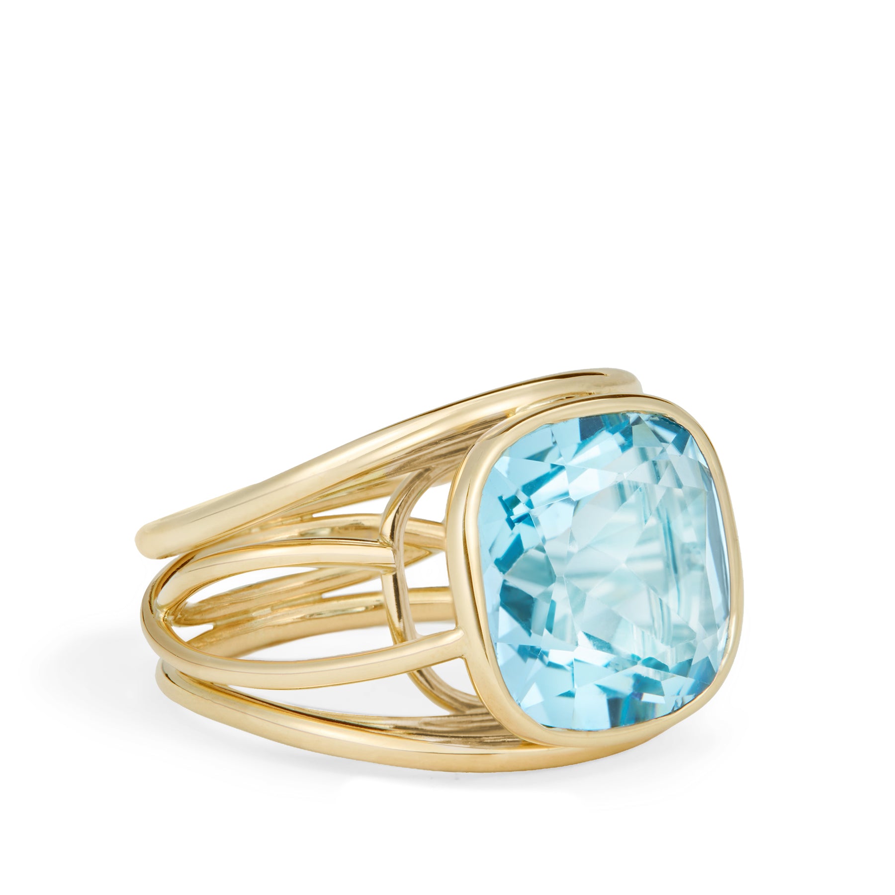 Coralie van Caloen Luxury Fine Jewellery Brussels - cordes, aquamarine