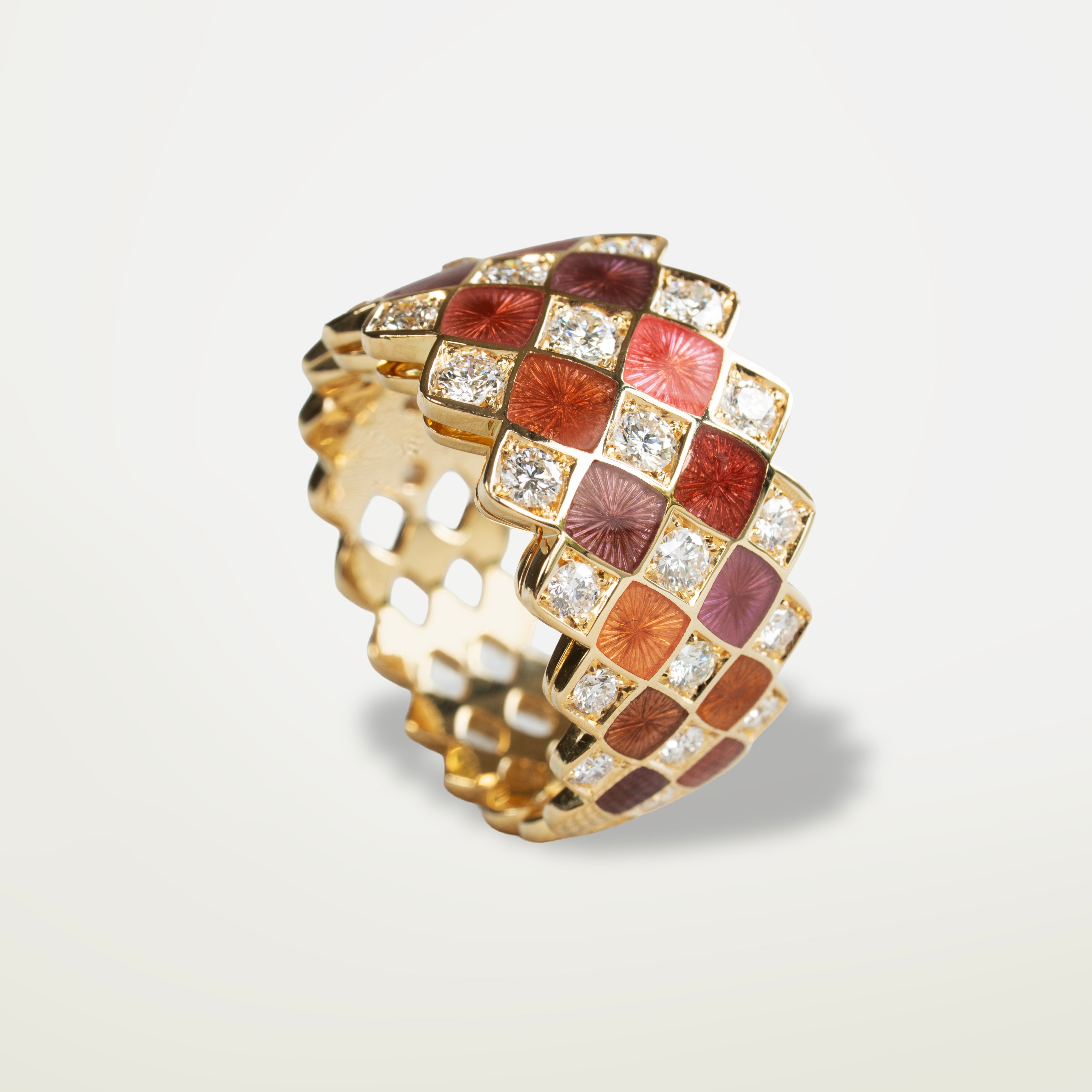 Mosaïc Ring Terracotta Multicolour