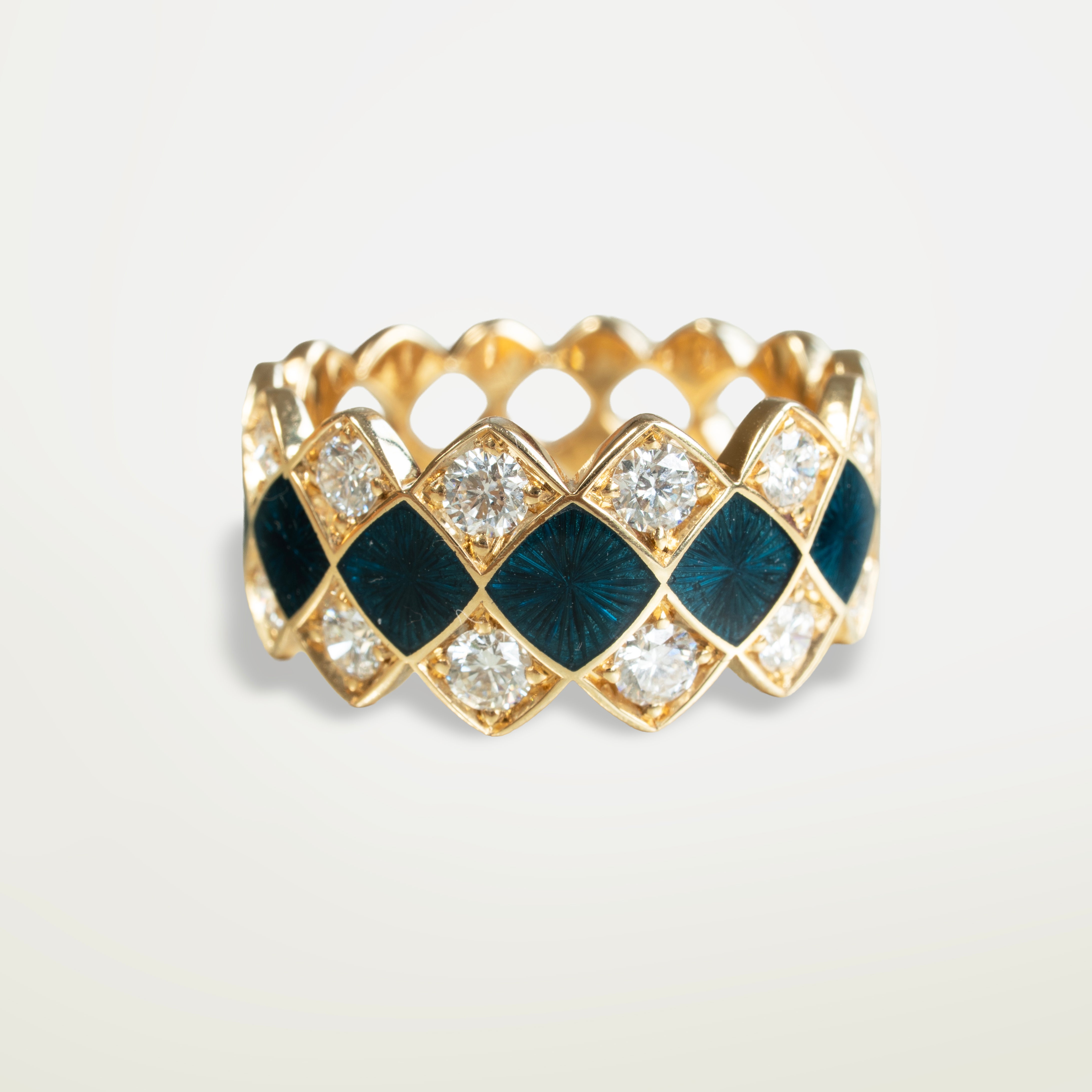 Mosaïc Ring Blue Green
