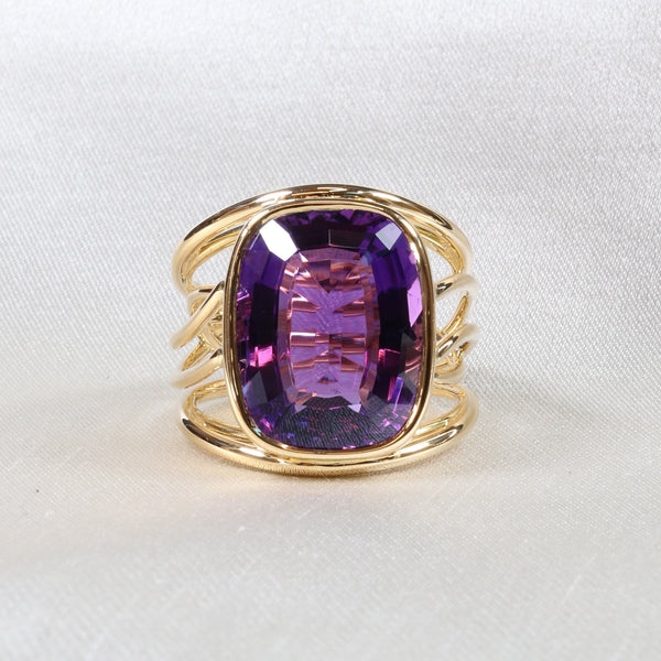Amethyst Spring Ring