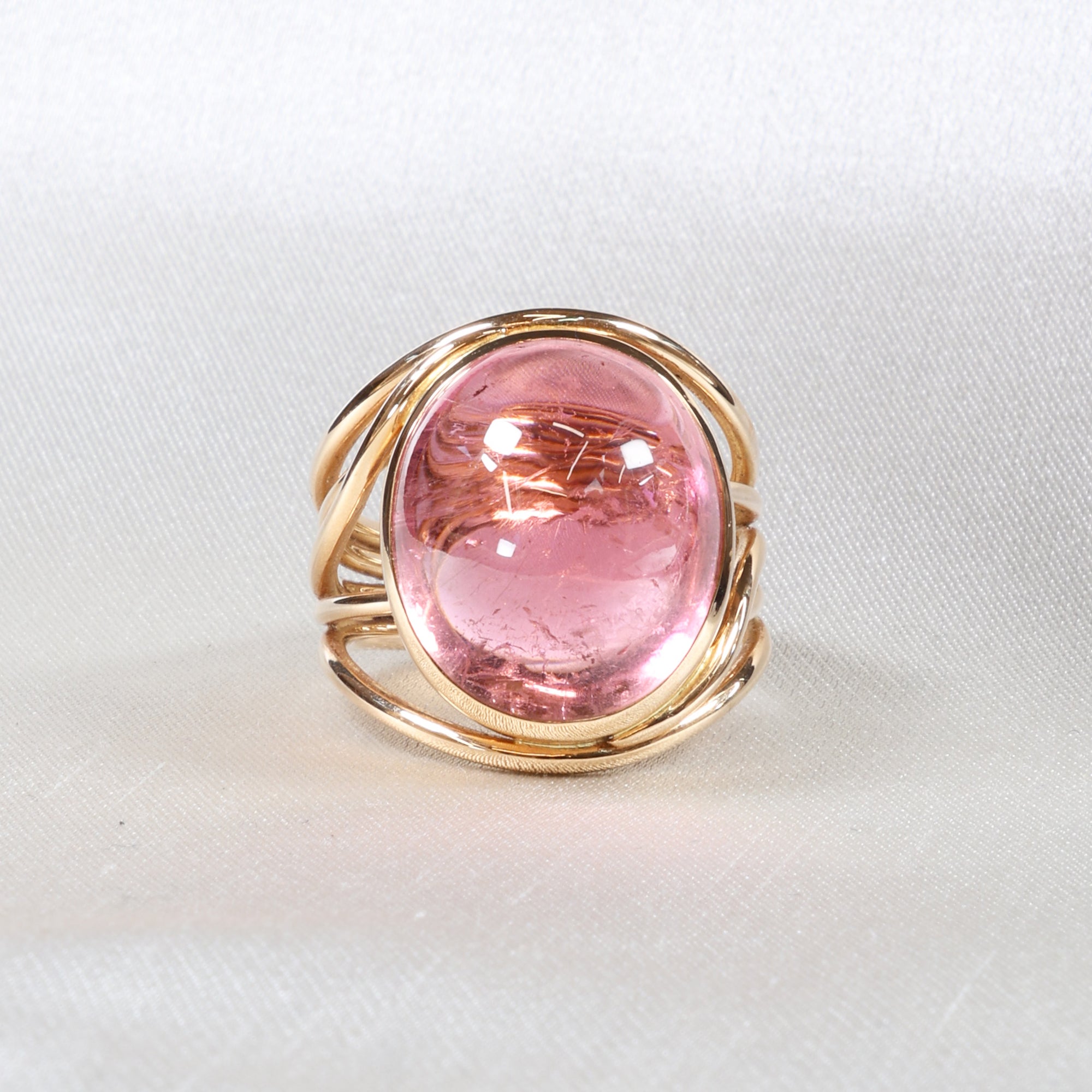 Pink Tourmaline Cabochon