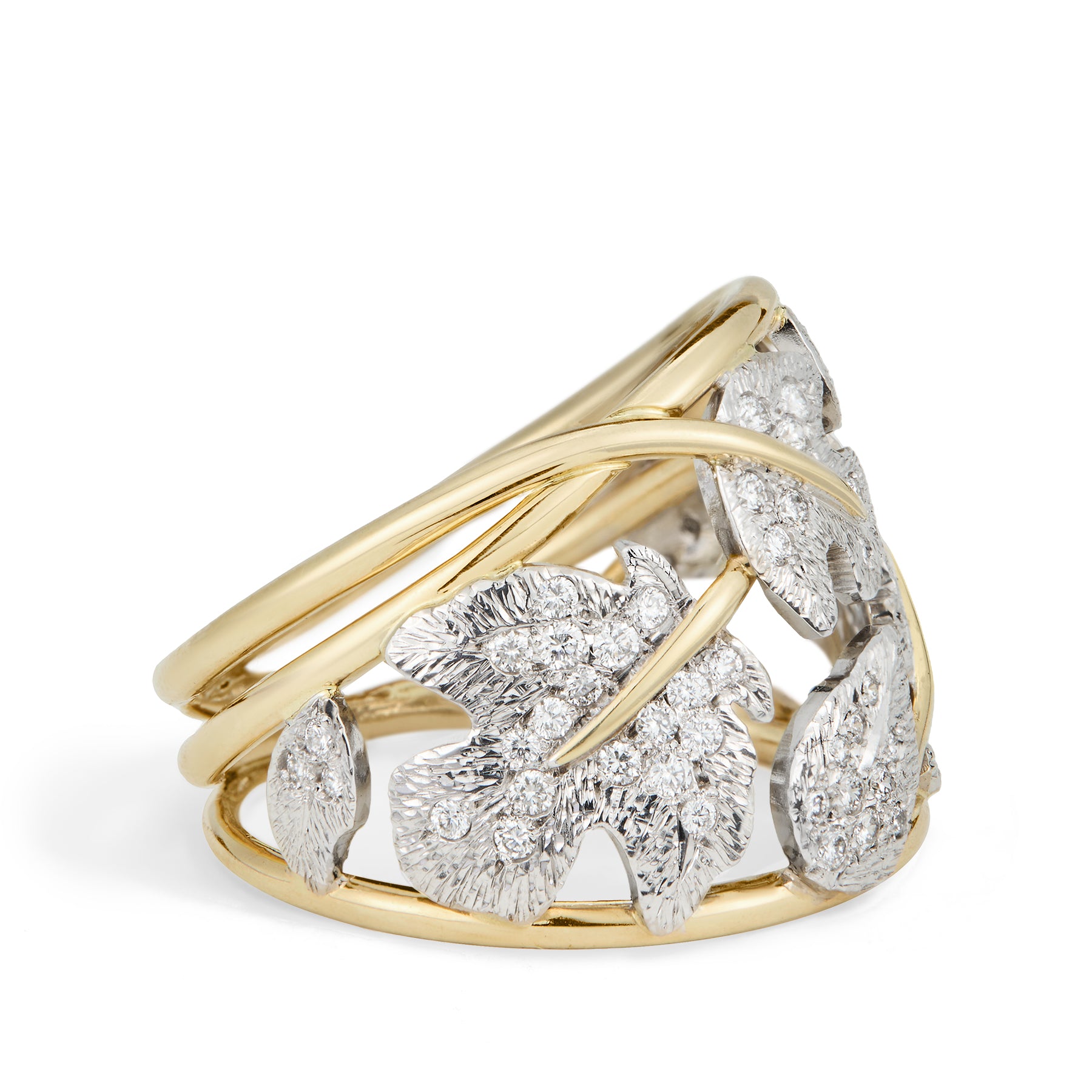 Beryl Luxury Fine Jewellery Brussels - Botanical Ring, Diamonds