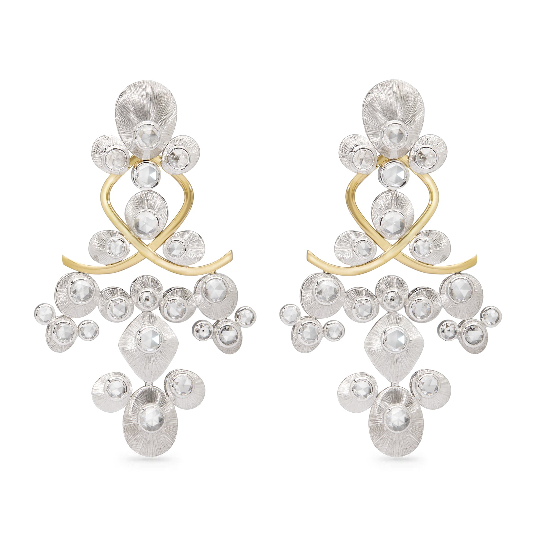 Coralie van Caloen Luxury Fine Jewellery Brussels - Chandelier Earrings, Diamonds