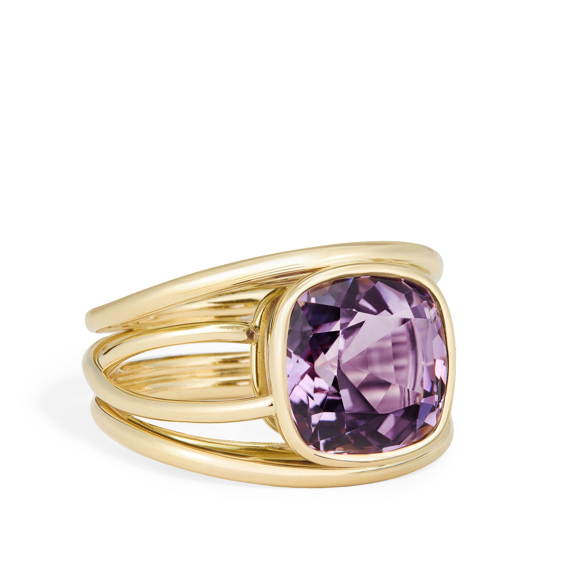 Coralie van Caloen Luxury Fine Jewellery Brussels - Cordes Ring, Amethyst