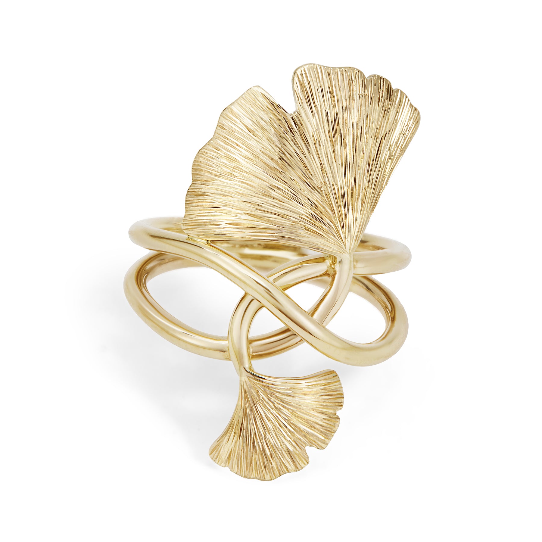 Beryl Luxury Fine Jewellery Brussels - Double Gingko Ring