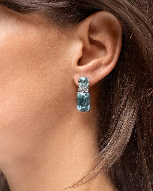 Earrings, Tourmalines, Diamonds