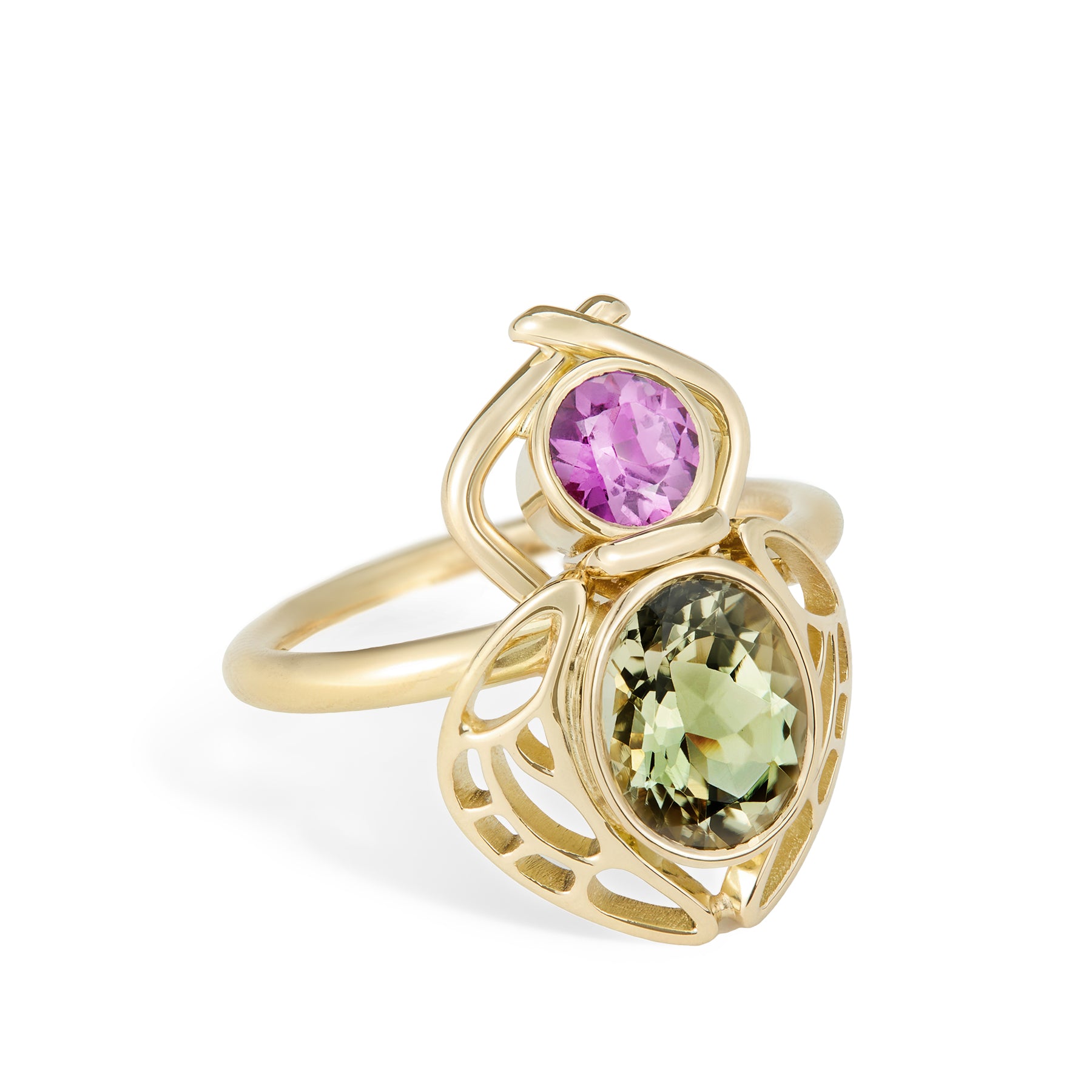 Insect Ring, Tourmalines