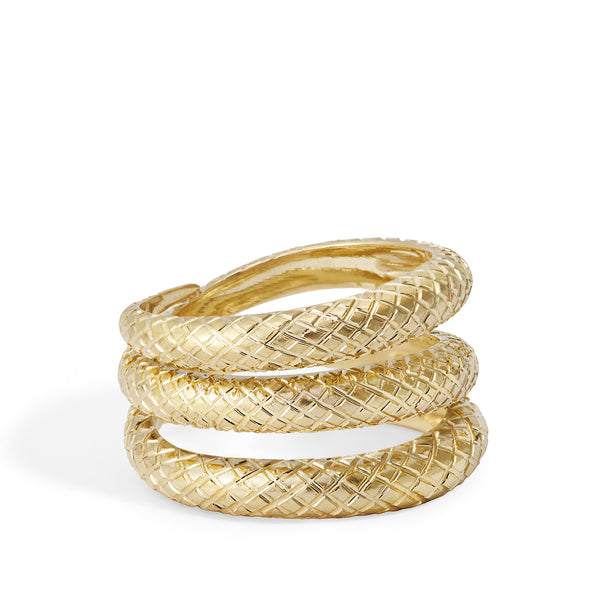 Coralie van Caloen Fine Jewellery Brussels - Snake Ring, Yellow Gold