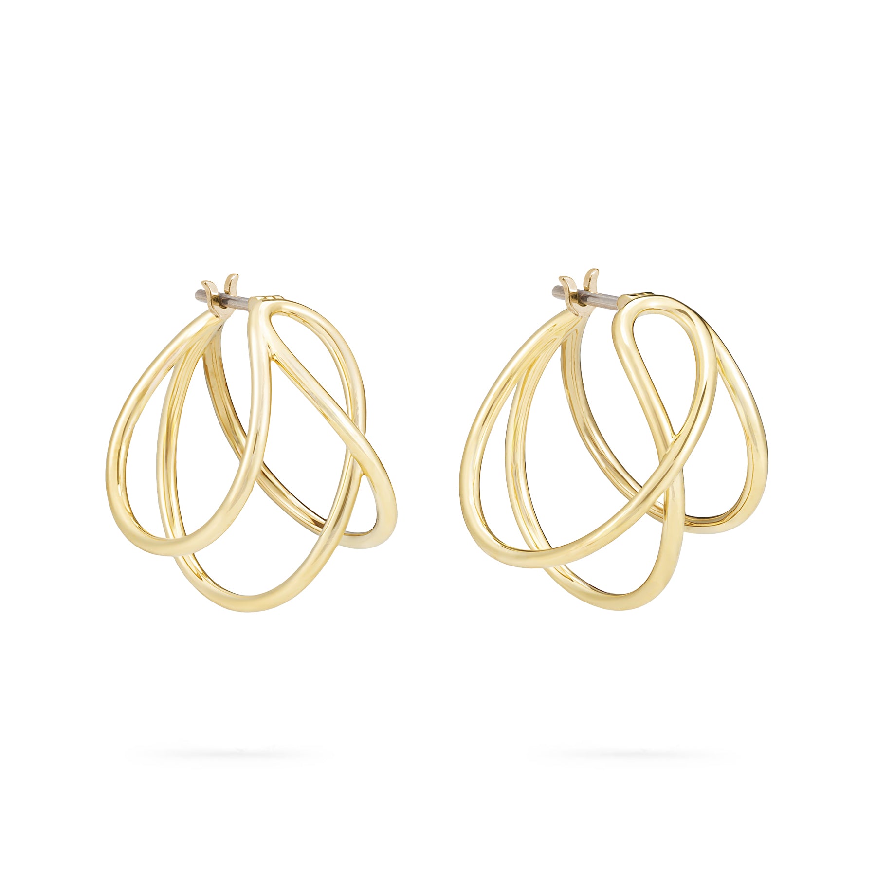 Coralie van Caloen Luxury Fine Jewellery Brussels Antwerp - Sweet Triple Hoops Earrings