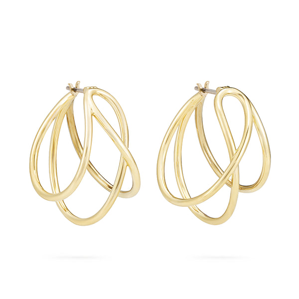 Coralie van Caloen Luxury Fine Jewellery Brussels - Triple Hoops Earrings