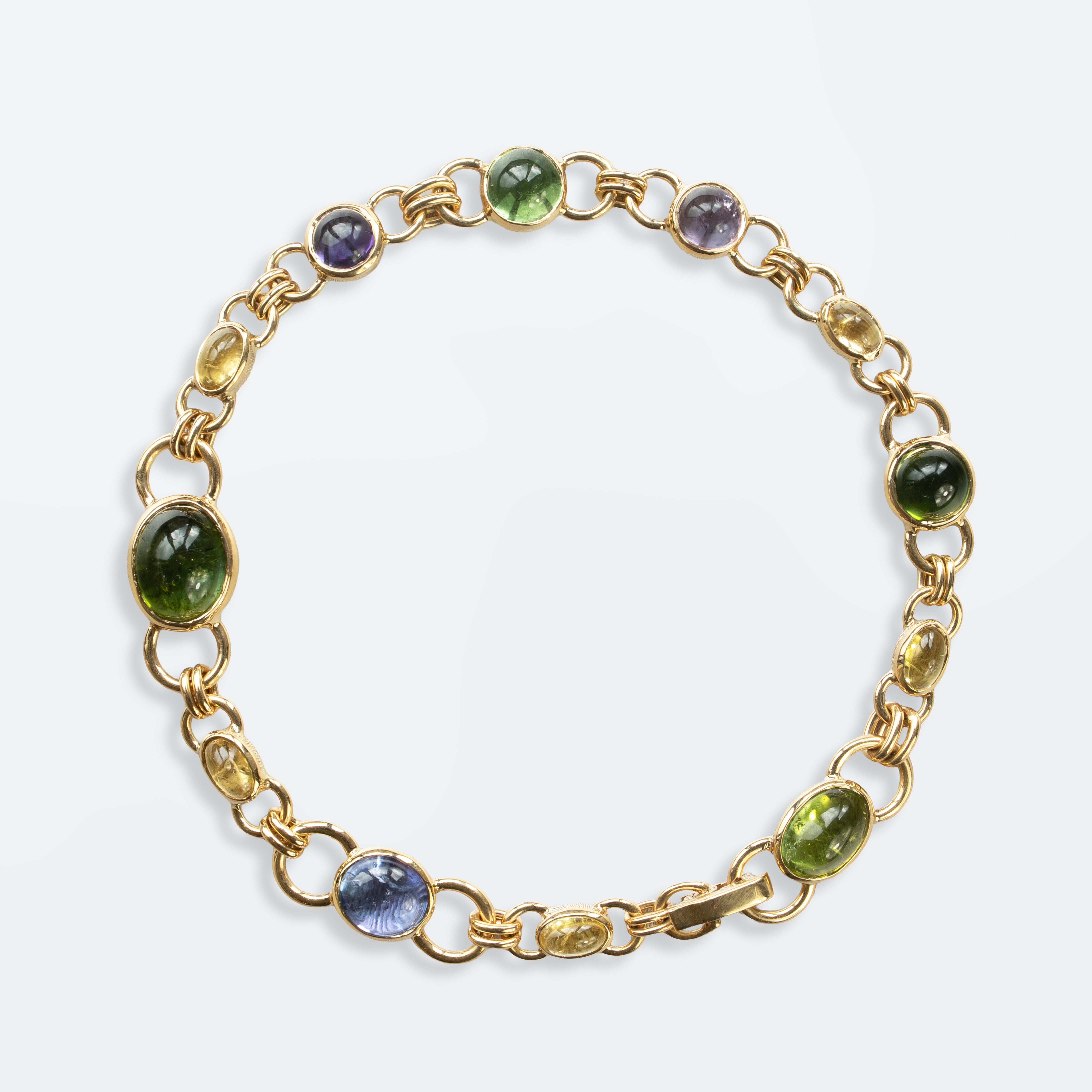 Cabochons Links Bracelet