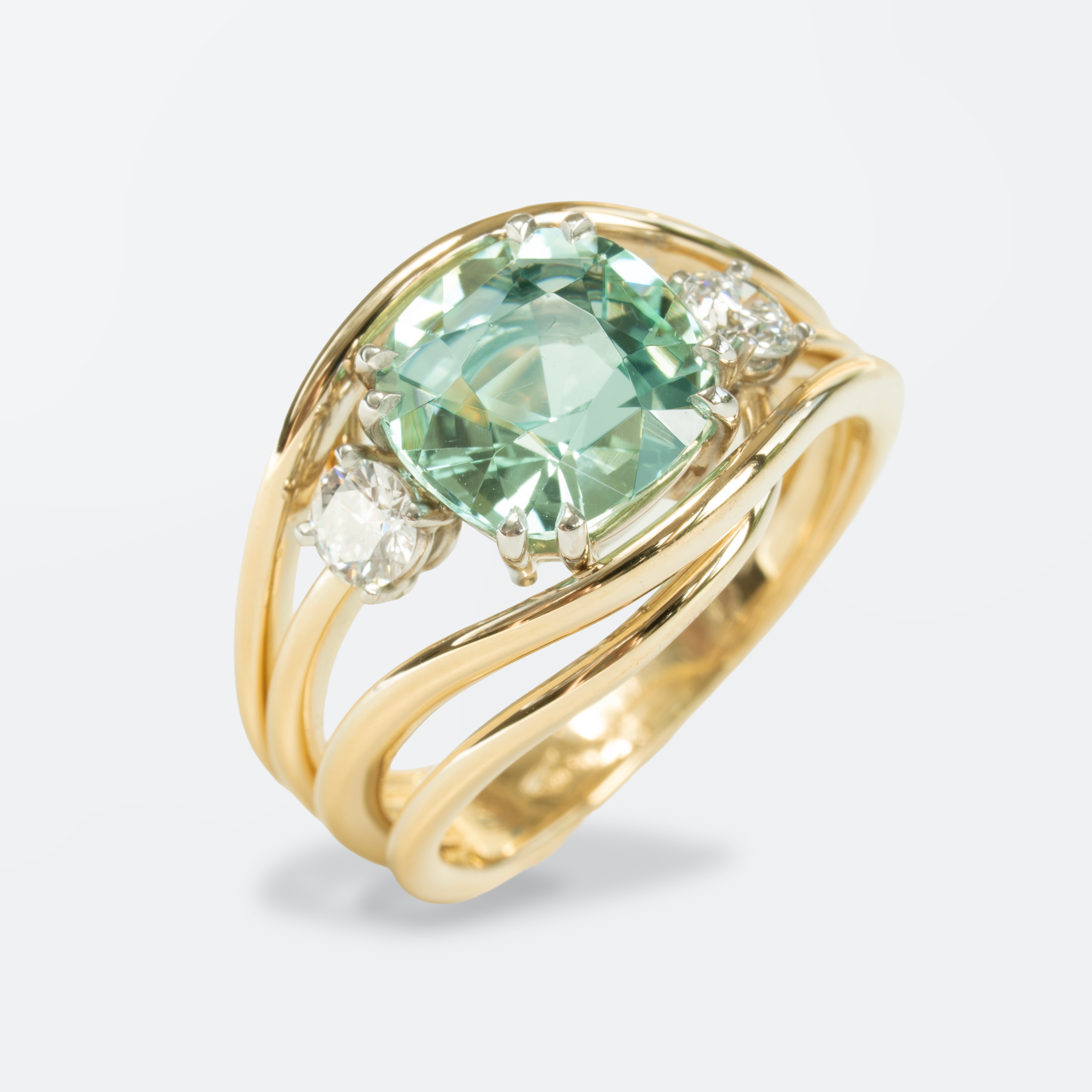 Volute Turquoise Tourmaline
