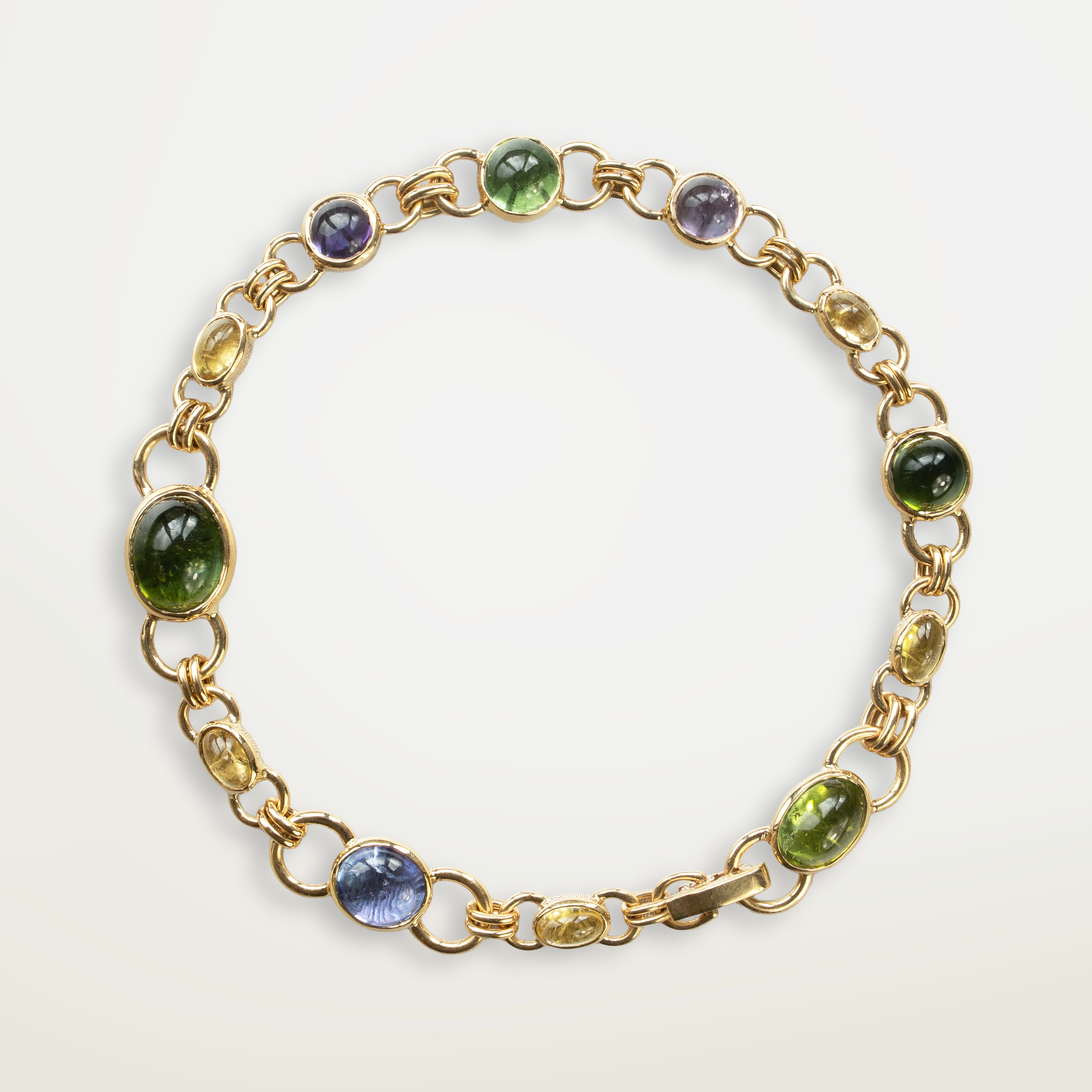 Cabochons Links Bracelet