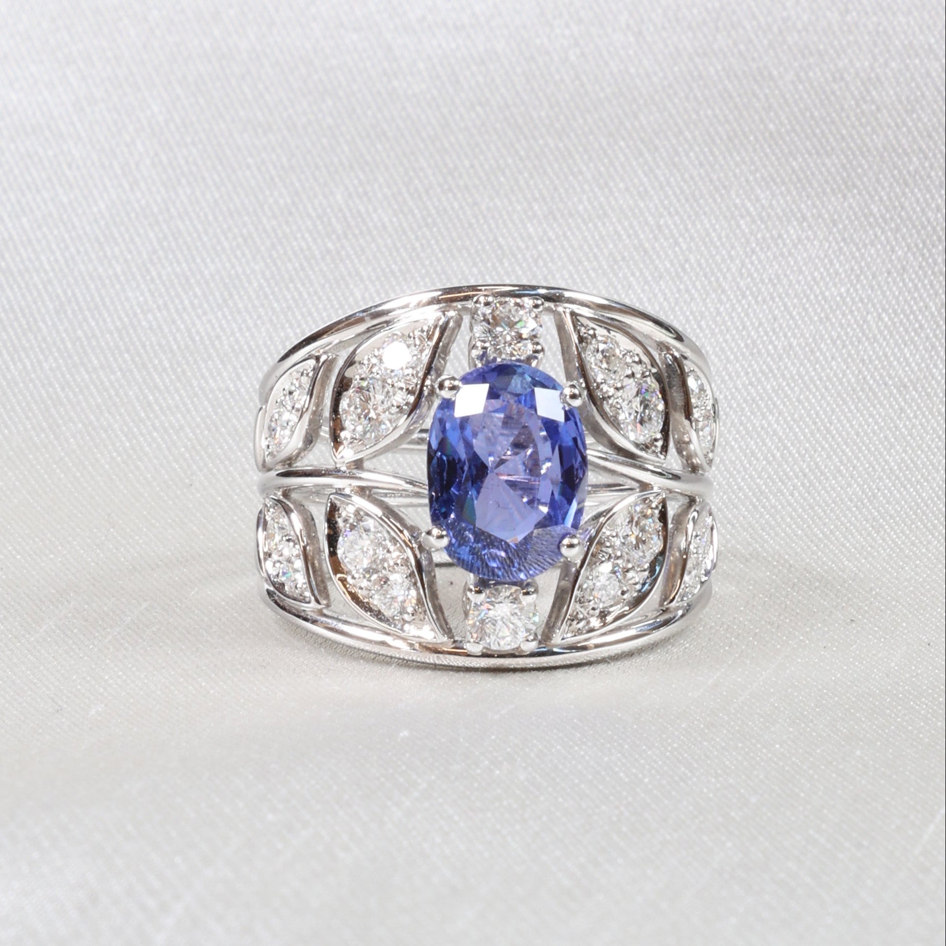 Diamond and Sapphire Ring