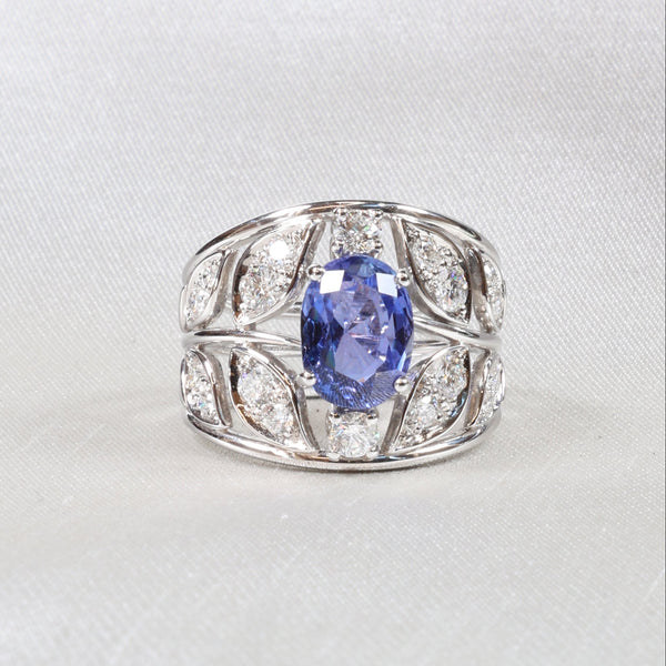 Diamond and Sapphire Ring