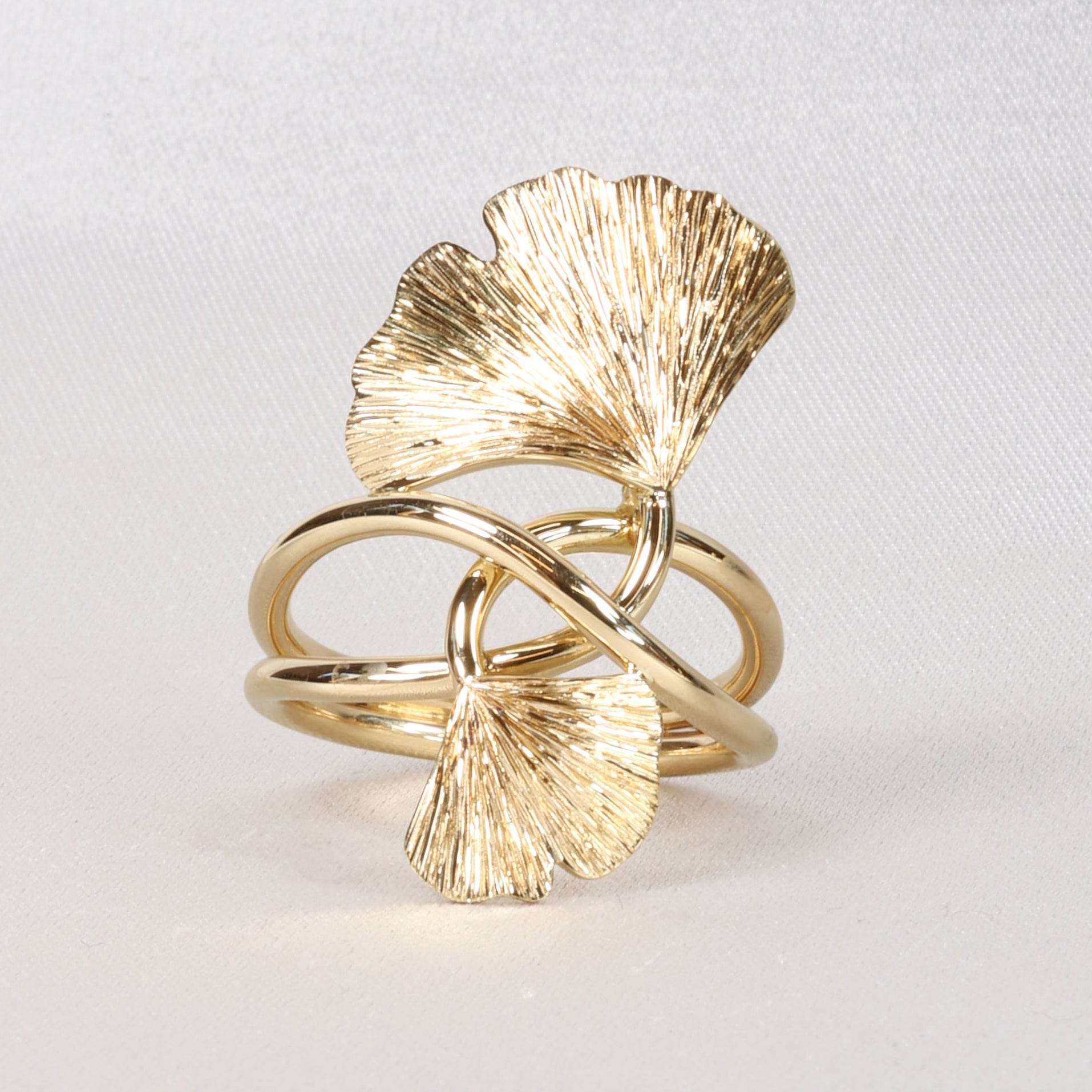Double Gingko Ring