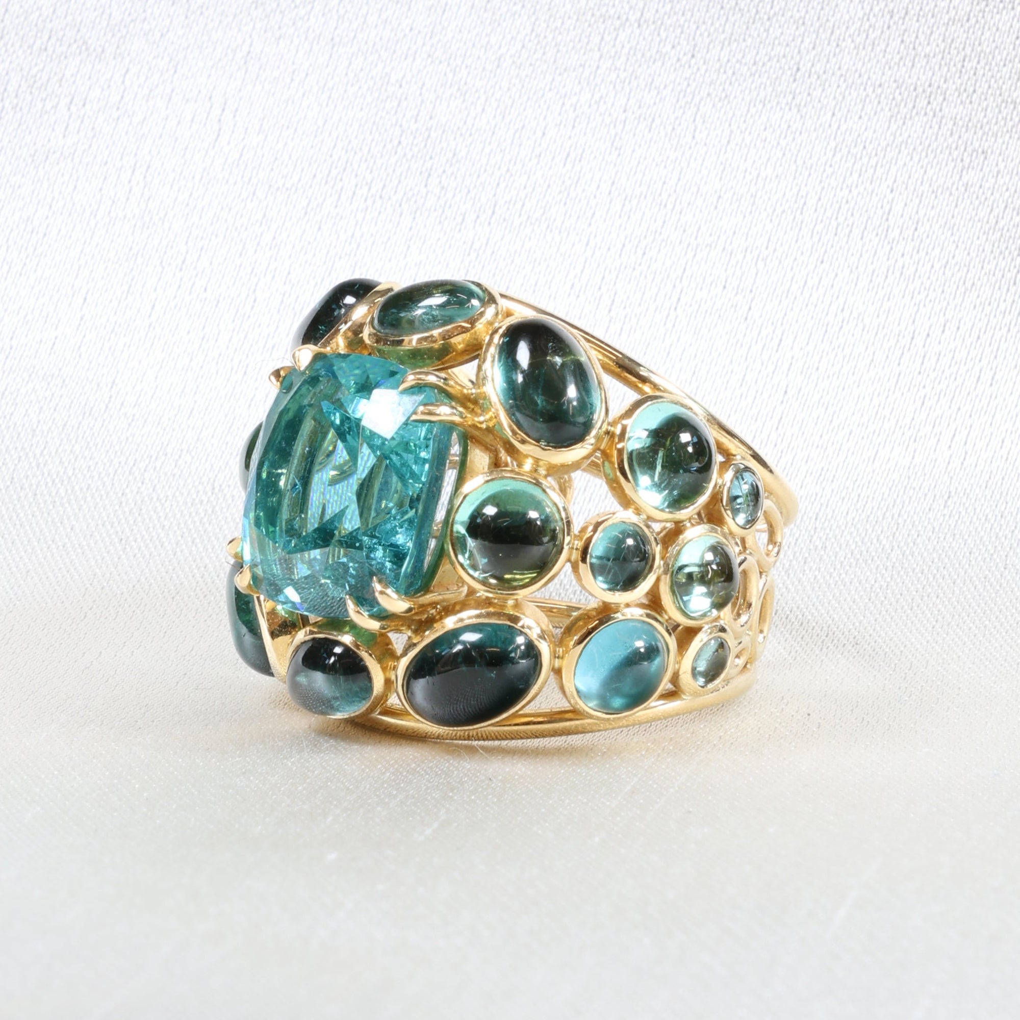 Jubilus Afghan Tourmaline Cushion