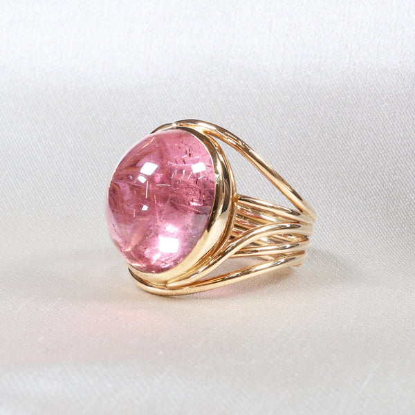Pink Tourmaline Cabochon