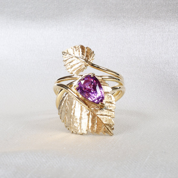 Purple Sapphire Ring