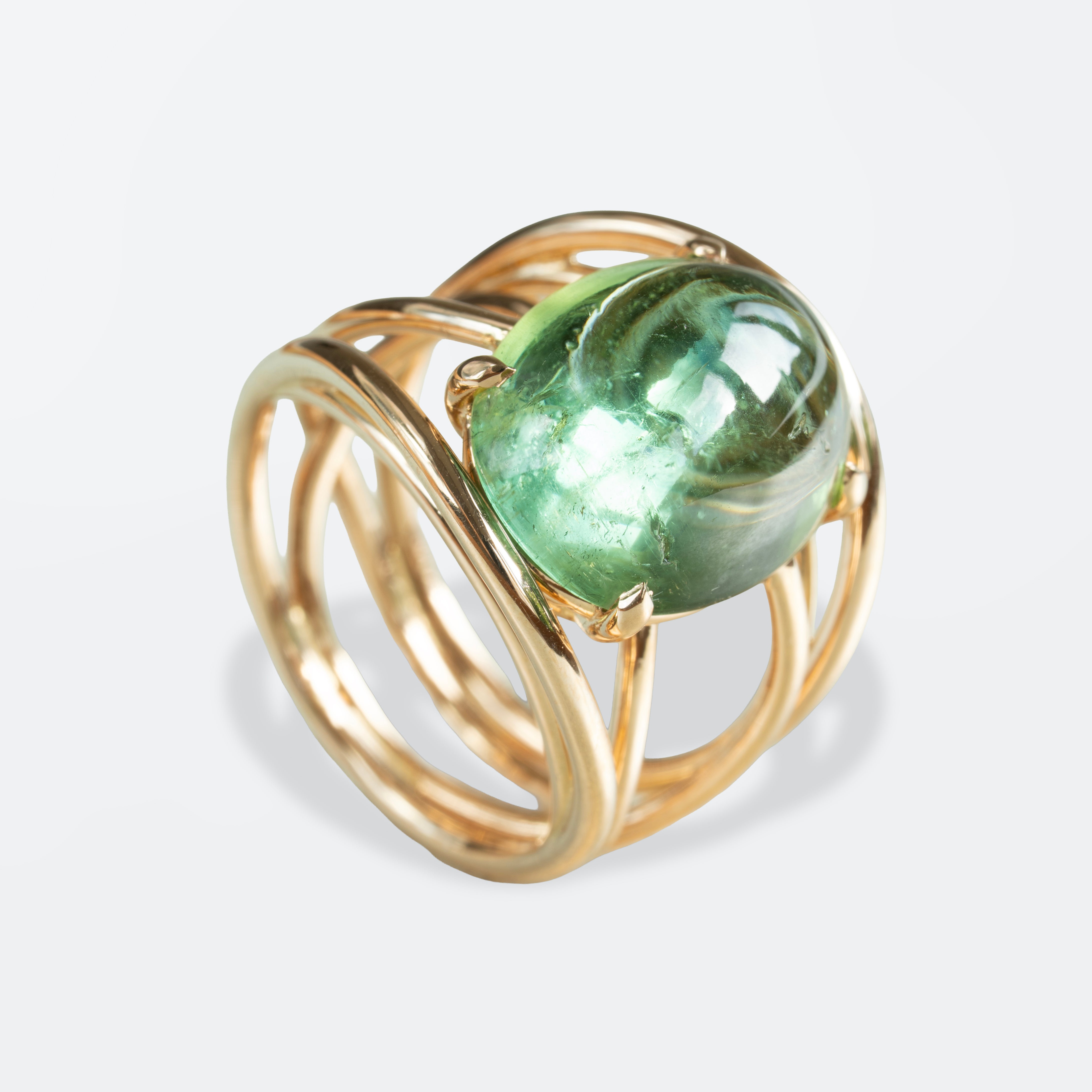 Volute Cabochon Tourmaline