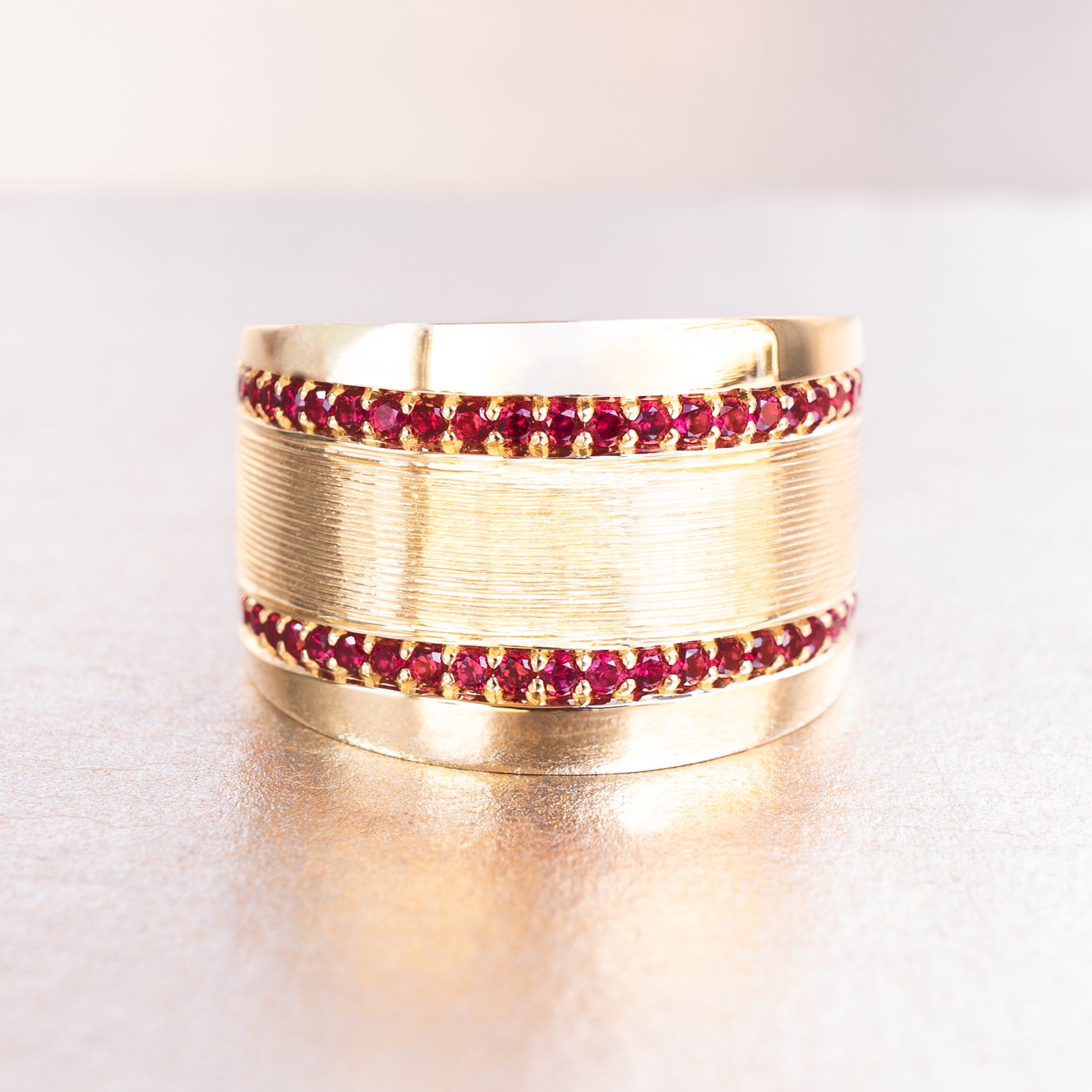 Bandeau Ring, Rubies