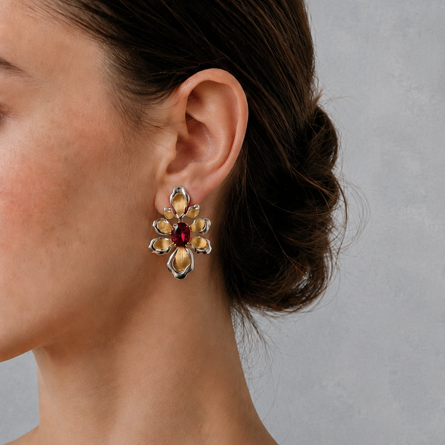 Rubellite Earrings