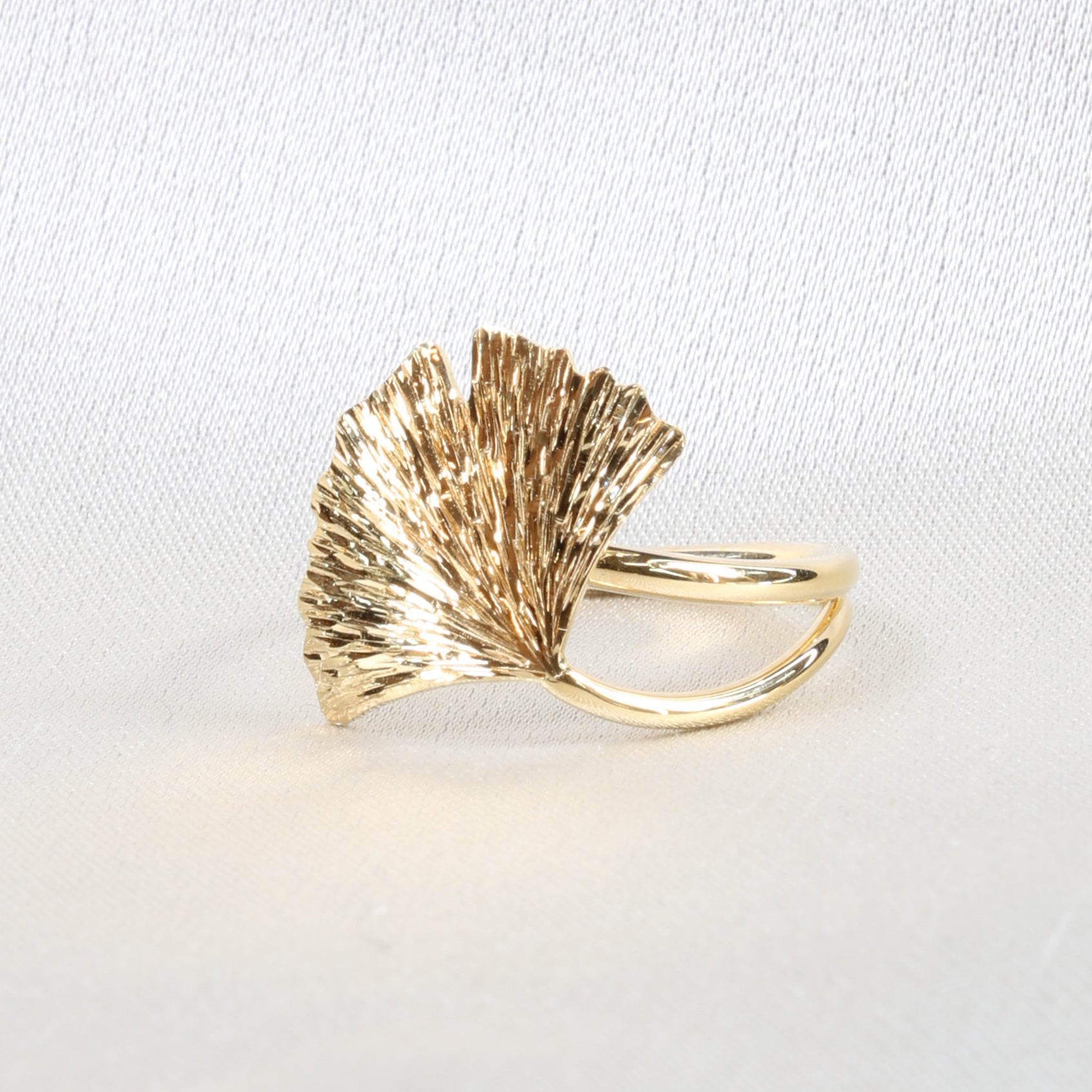 Gingko Ring Single Leaf