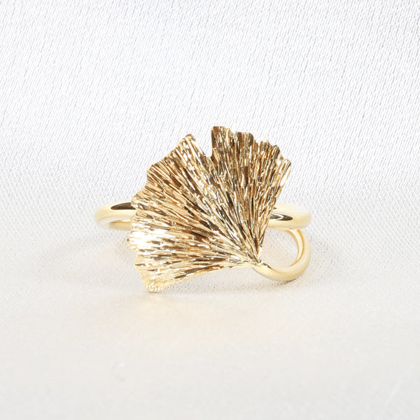 Gingko Ring Single Leaf