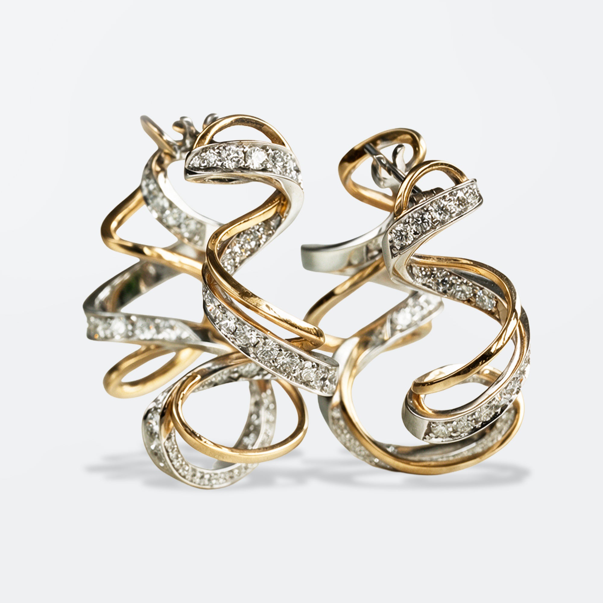 Spiral Ribbon Diamonds
